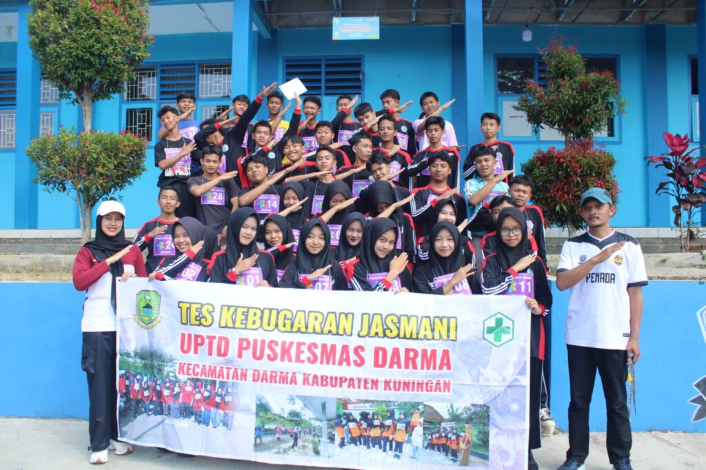 Tes Kebugaran Jasmani bersama Puskesmas Darma
